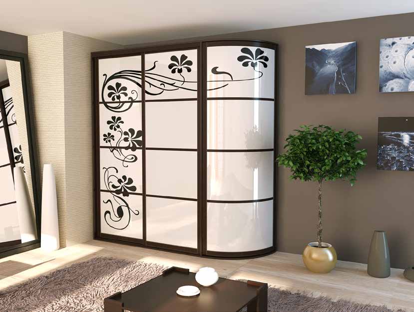 Корпусный радиусный шкаф «Ривьера»