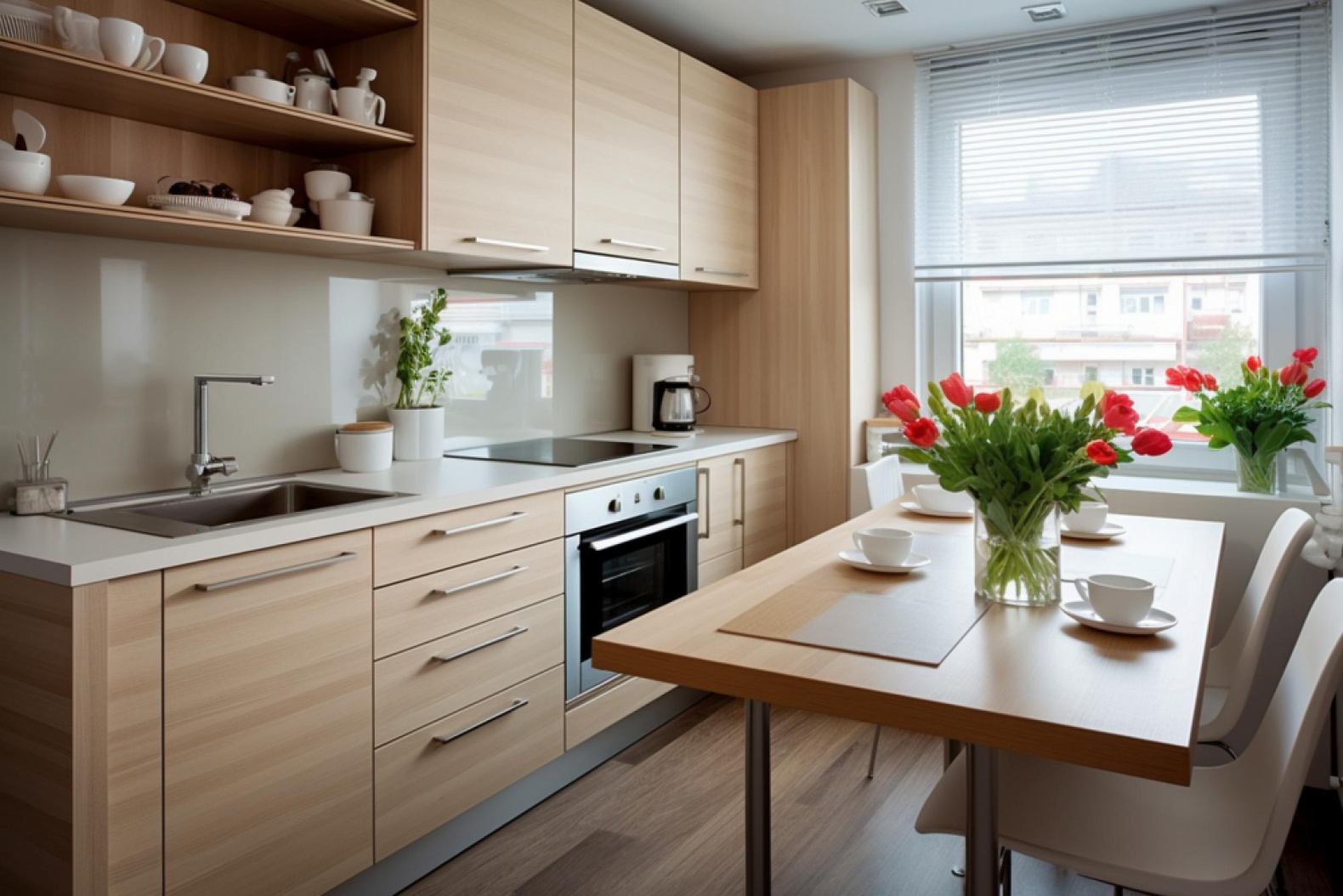 Дизайн маленькой кухни: идеи и лайфхаки