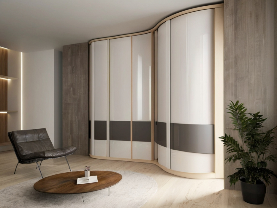 Радиусный шкаф купе «Алиот»