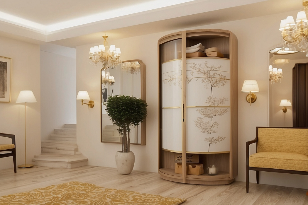 Корпусный радиусный шкаф «Алькор»