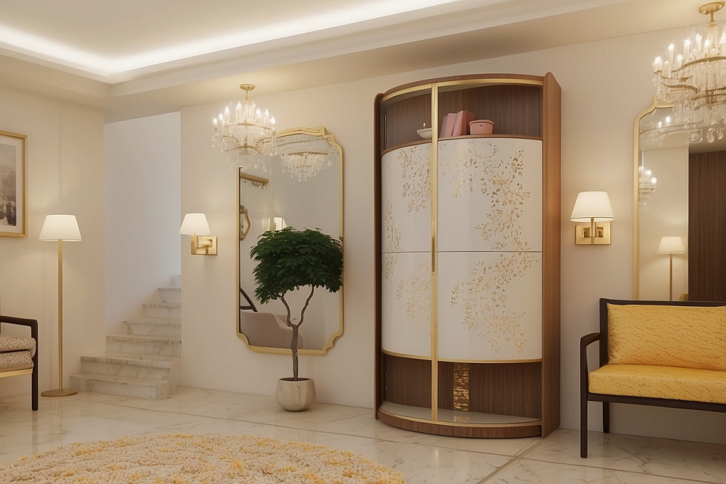 Корпусный радиусный шкаф «Алькор»