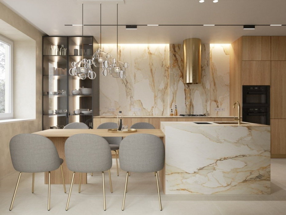 Кухня «Мраморный шик»