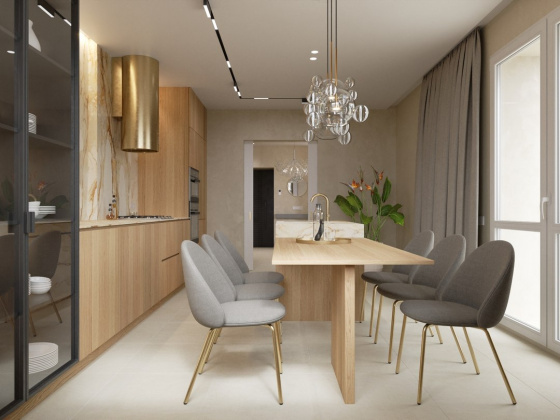 Кухня «Мраморный шик»