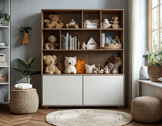 Открытый шкаф-стеллаж «Забава»