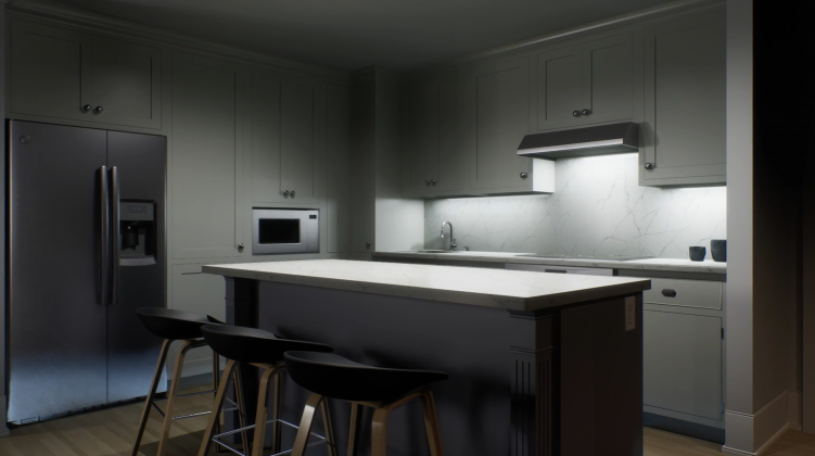 Кухня в скандинавском стиле «Контемпорари»